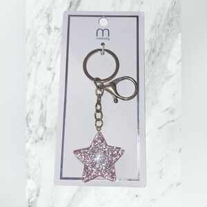 Kids Pink Star Keychain